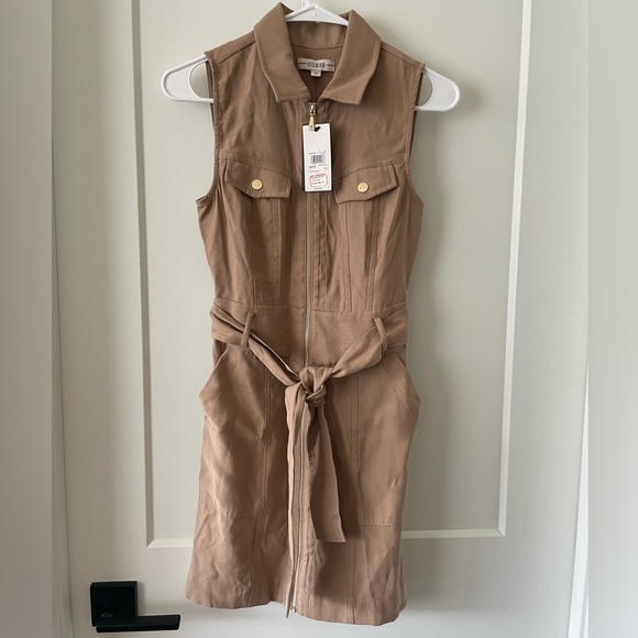 NWT - GUESS Sleeveless Utility Dress — Size XS - Picture 1 of 10